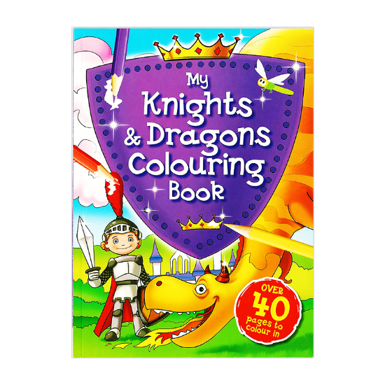 Picture of AWESOME COLORING - KNIGHTS & DRAGONS