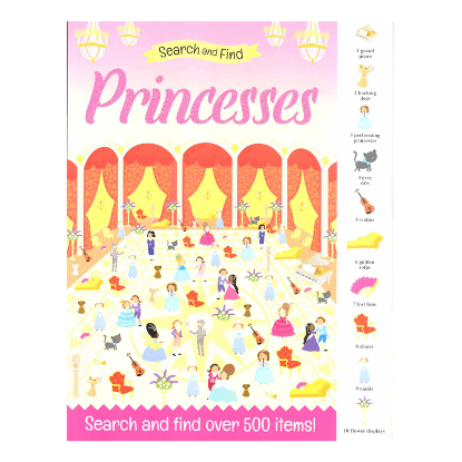 Picture of SEARCH AND FIND-PRINCESSES
