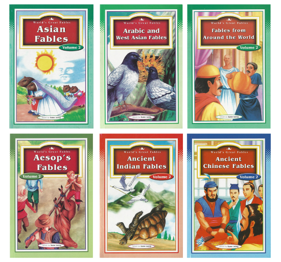 Picture of WORLD'S GREAT FABLES SET OF 6 (AESOPS2,CHINESE2,INDIAN2,AROUND THE WORLD2,ASIAN 2, & ARABIC & WEST ASIAN)