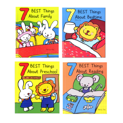 Picture of SET OF 4- 7 BEST THINGS ABOUT FAMILY, BEDTIME, PRESCHOOL, & READING