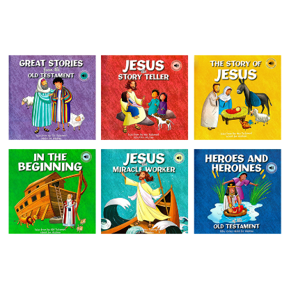 Picture of SET OF 6-SQUARE PAPERBACK BIBLE STORIES (ALL TITLES)