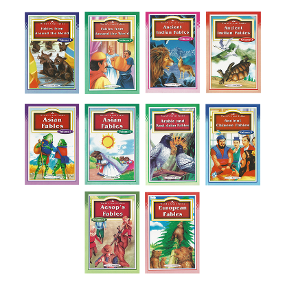 Picture of SET OF 10-WORLD'S GREAT FABLES (AESOP 2,ARABIC,CHINESE 2, EUROPEAN, INDIAN 1&2,ASIAN 1&2,AROUND THE WORLD 1&2)